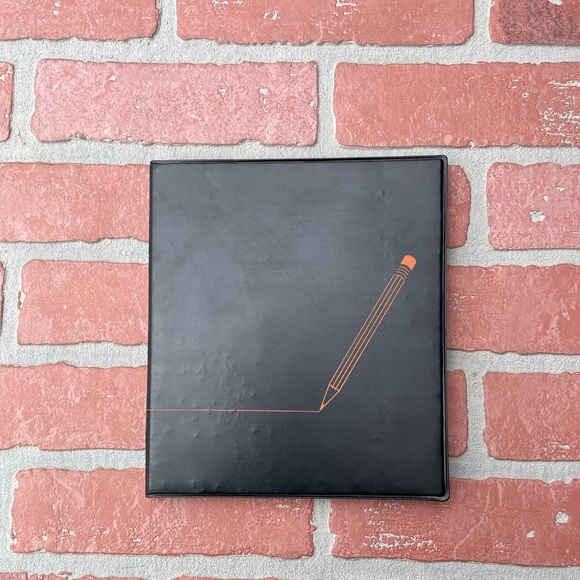 ❌SOLD❌ VINTAGE | Black Blank Page Notebook - Picture 1 of 10